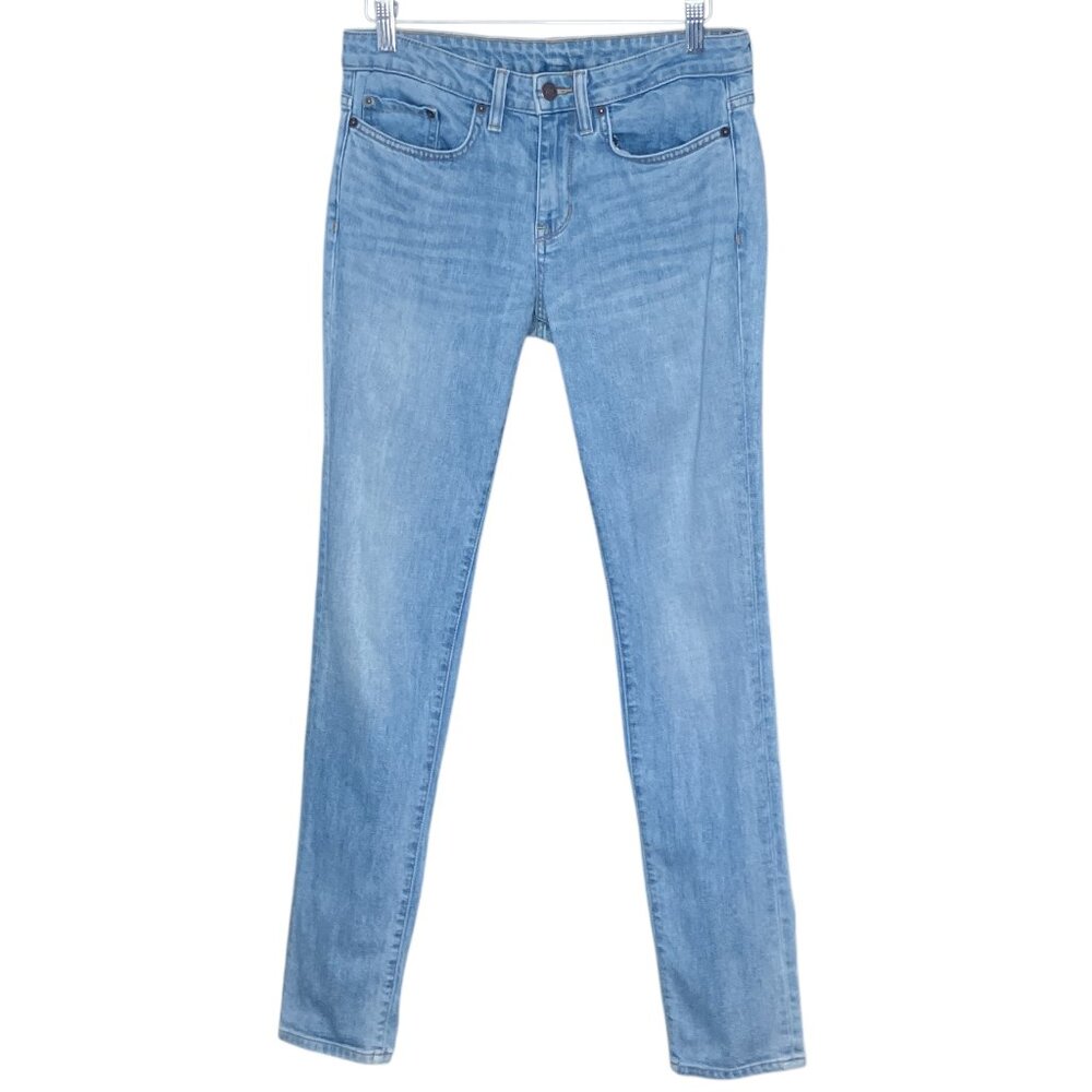 6397 Women's Size 26 The News Classic Used Blue Loose Skinny Jeans Made In USA
